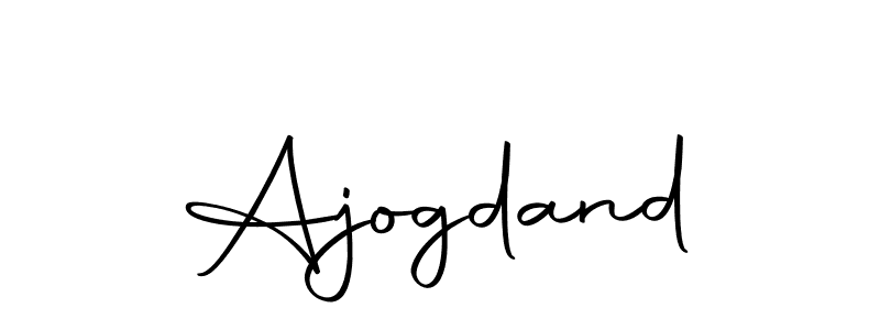 Create a beautiful signature design for name Ajogdand. With this signature (Autography-DOLnW) fonts, you can make a handwritten signature for free. Ajogdand signature style 10 images and pictures png