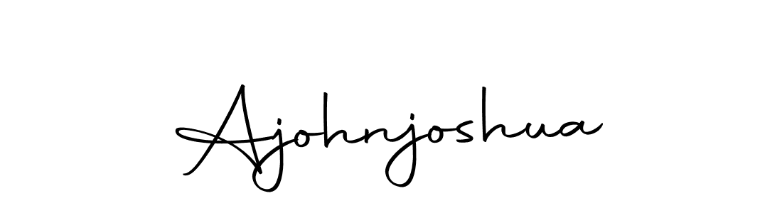 Make a short Ajohnjoshua signature style. Manage your documents anywhere anytime using Autography-DOLnW. Create and add eSignatures, submit forms, share and send files easily. Ajohnjoshua signature style 10 images and pictures png