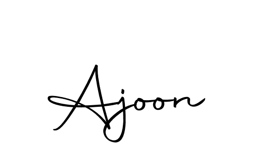 You should practise on your own different ways (Autography-DOLnW) to write your name (Ajoon) in signature. don't let someone else do it for you. Ajoon signature style 10 images and pictures png
