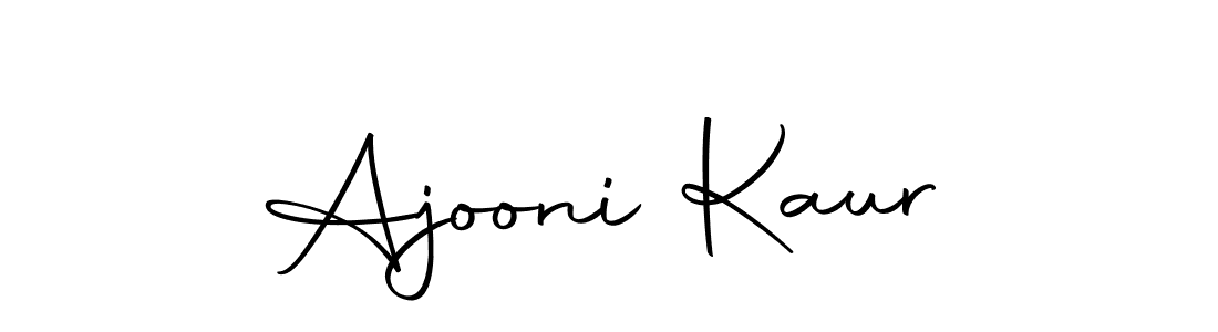 Ajooni Kaur stylish signature style. Best Handwritten Sign (Autography-DOLnW) for my name. Handwritten Signature Collection Ideas for my name Ajooni Kaur. Ajooni Kaur signature style 10 images and pictures png