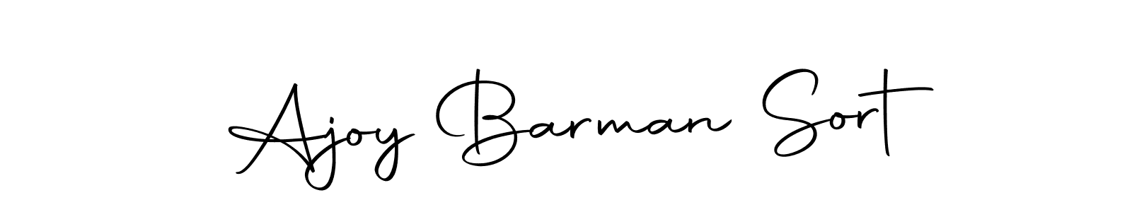 Use a signature maker to create a handwritten signature online. With this signature software, you can design (Autography-DOLnW) your own signature for name Ajoy Barman Sort. Ajoy Barman Sort signature style 10 images and pictures png