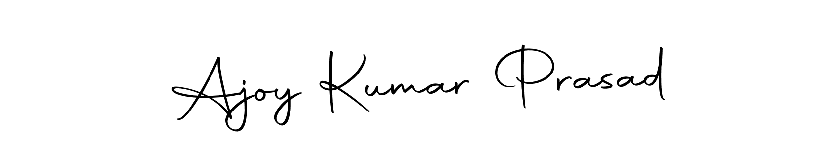 Make a beautiful signature design for name Ajoy Kumar Prasad. Use this online signature maker to create a handwritten signature for free. Ajoy Kumar Prasad signature style 10 images and pictures png