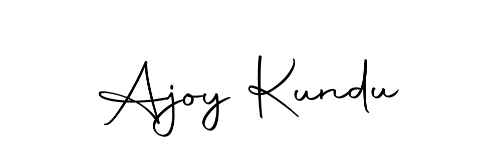 Create a beautiful signature design for name Ajoy Kundu. With this signature (Autography-DOLnW) fonts, you can make a handwritten signature for free. Ajoy Kundu signature style 10 images and pictures png