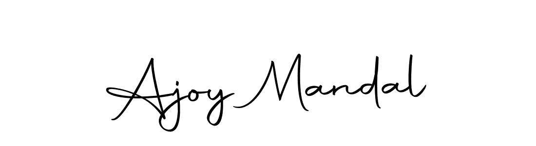 Use a signature maker to create a handwritten signature online. With this signature software, you can design (Autography-DOLnW) your own signature for name Ajoy Mandal. Ajoy Mandal signature style 10 images and pictures png