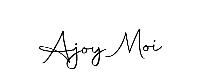 You should practise on your own different ways (Autography-DOLnW) to write your name (Ajoy Moi) in signature. don't let someone else do it for you. Ajoy Moi signature style 10 images and pictures png