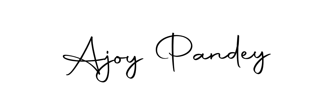 if you are searching for the best signature style for your name Ajoy Pandey. so please give up your signature search. here we have designed multiple signature styles  using Autography-DOLnW. Ajoy Pandey signature style 10 images and pictures png