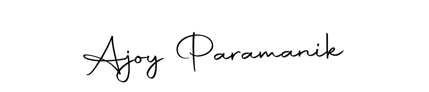 Create a beautiful signature design for name Ajoy Paramanik. With this signature (Autography-DOLnW) fonts, you can make a handwritten signature for free. Ajoy Paramanik signature style 10 images and pictures png