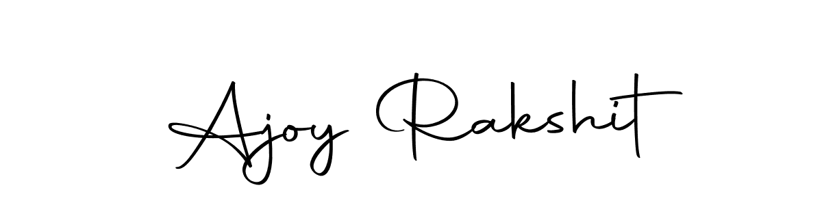 How to make Ajoy Rakshit signature? Autography-DOLnW is a professional autograph style. Create handwritten signature for Ajoy Rakshit name. Ajoy Rakshit signature style 10 images and pictures png