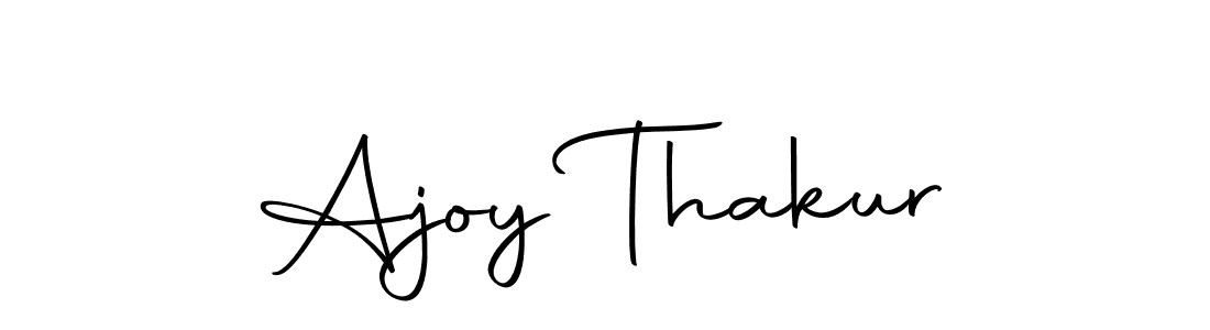 You should practise on your own different ways (Autography-DOLnW) to write your name (Ajoy Thakur) in signature. don't let someone else do it for you. Ajoy Thakur signature style 10 images and pictures png