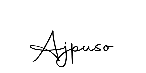 Use a signature maker to create a handwritten signature online. With this signature software, you can design (Autography-DOLnW) your own signature for name Ajpuso. Ajpuso signature style 10 images and pictures png