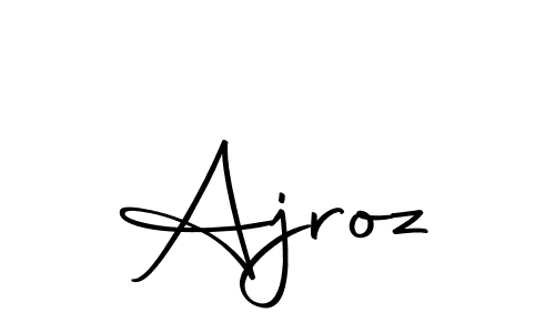 Make a beautiful signature design for name Ajroz. Use this online signature maker to create a handwritten signature for free. Ajroz signature style 10 images and pictures png
