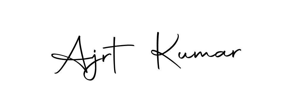 Use a signature maker to create a handwritten signature online. With this signature software, you can design (Autography-DOLnW) your own signature for name Ajrt Kumar. Ajrt Kumar signature style 10 images and pictures png