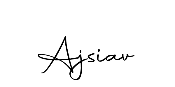 How to make Ajsiav name signature. Use Autography-DOLnW style for creating short signs online. This is the latest handwritten sign. Ajsiav signature style 10 images and pictures png