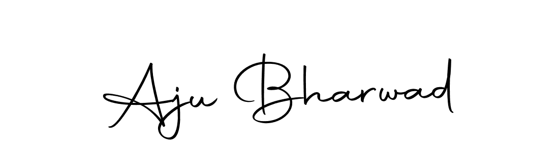 Design your own signature with our free online signature maker. With this signature software, you can create a handwritten (Autography-DOLnW) signature for name Aju Bharwad. Aju Bharwad signature style 10 images and pictures png