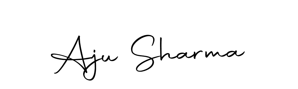 Make a beautiful signature design for name Aju Sharma. Use this online signature maker to create a handwritten signature for free. Aju Sharma signature style 10 images and pictures png