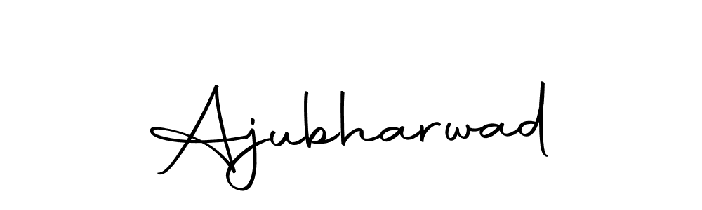 if you are searching for the best signature style for your name Ajubharwad. so please give up your signature search. here we have designed multiple signature styles  using Autography-DOLnW. Ajubharwad signature style 10 images and pictures png