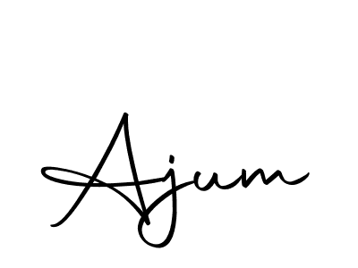 Make a beautiful signature design for name Ajum. Use this online signature maker to create a handwritten signature for free. Ajum signature style 10 images and pictures png