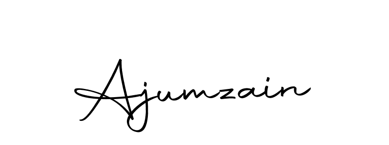 Ajumzain stylish signature style. Best Handwritten Sign (Autography-DOLnW) for my name. Handwritten Signature Collection Ideas for my name Ajumzain. Ajumzain signature style 10 images and pictures png