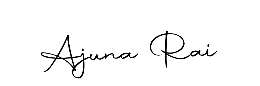 Make a beautiful signature design for name Ajuna Rai. Use this online signature maker to create a handwritten signature for free. Ajuna Rai signature style 10 images and pictures png