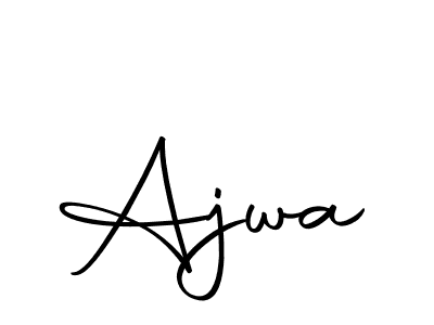 Make a beautiful signature design for name Ajwa. With this signature (Autography-DOLnW) style, you can create a handwritten signature for free. Ajwa signature style 10 images and pictures png
