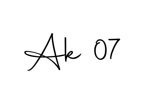 This is the best signature style for the Ak 07 name. Also you like these signature font (Autography-DOLnW). Mix name signature. Ak 07 signature style 10 images and pictures png