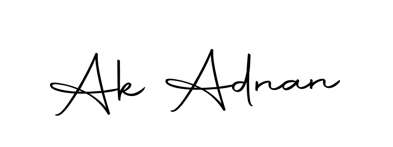 if you are searching for the best signature style for your name Ak Adnan. so please give up your signature search. here we have designed multiple signature styles  using Autography-DOLnW. Ak Adnan signature style 10 images and pictures png