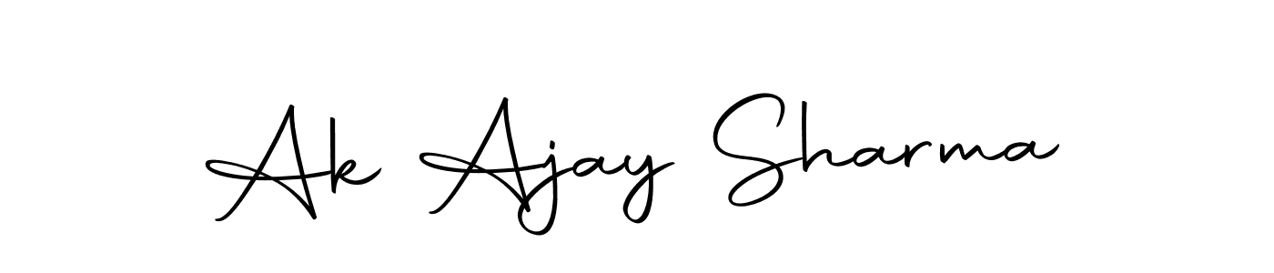 You should practise on your own different ways (Autography-DOLnW) to write your name (Ak Ajay Sharma) in signature. don't let someone else do it for you. Ak Ajay Sharma signature style 10 images and pictures png