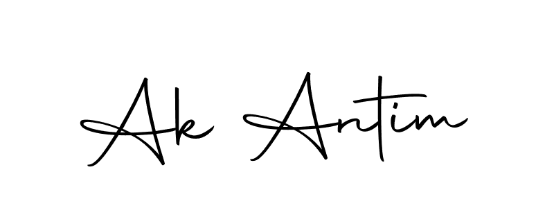 How to make Ak Antim signature? Autography-DOLnW is a professional autograph style. Create handwritten signature for Ak Antim name. Ak Antim signature style 10 images and pictures png
