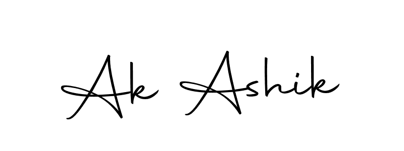 Similarly Autography-DOLnW is the best handwritten signature design. Signature creator online .You can use it as an online autograph creator for name Ak Ashik. Ak Ashik signature style 10 images and pictures png