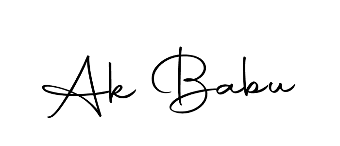 How to make Ak Babu signature? Autography-DOLnW is a professional autograph style. Create handwritten signature for Ak Babu name. Ak Babu signature style 10 images and pictures png