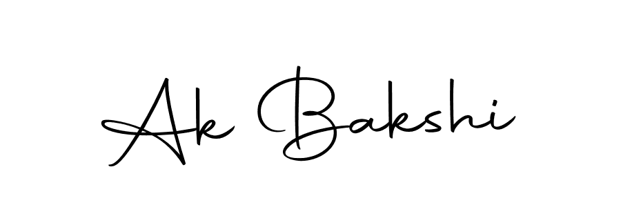 Make a beautiful signature design for name Ak Bakshi. With this signature (Autography-DOLnW) style, you can create a handwritten signature for free. Ak Bakshi signature style 10 images and pictures png