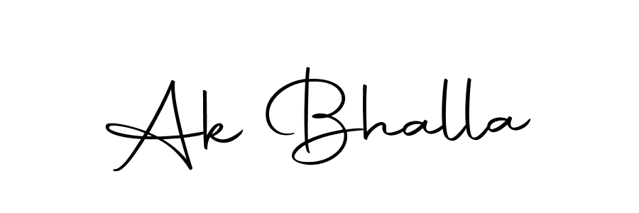 Make a beautiful signature design for name Ak Bhalla. Use this online signature maker to create a handwritten signature for free. Ak Bhalla signature style 10 images and pictures png