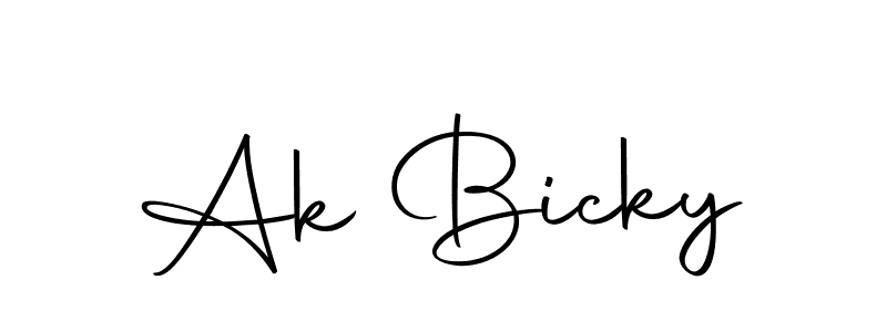 Design your own signature with our free online signature maker. With this signature software, you can create a handwritten (Autography-DOLnW) signature for name Ak Bicky. Ak Bicky signature style 10 images and pictures png