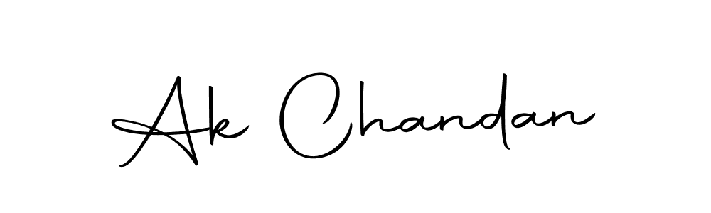 Make a short Ak Chandan signature style. Manage your documents anywhere anytime using Autography-DOLnW. Create and add eSignatures, submit forms, share and send files easily. Ak Chandan signature style 10 images and pictures png