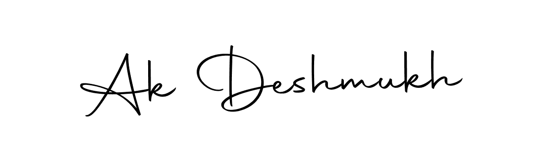 It looks lik you need a new signature style for name Ak Deshmukh. Design unique handwritten (Autography-DOLnW) signature with our free signature maker in just a few clicks. Ak Deshmukh signature style 10 images and pictures png