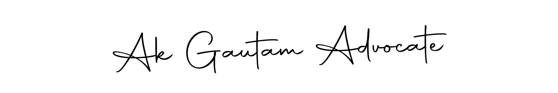 You can use this online signature creator to create a handwritten signature for the name Ak Gautam Advocate. This is the best online autograph maker. Ak Gautam Advocate signature style 10 images and pictures png