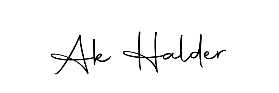 Ak Halder stylish signature style. Best Handwritten Sign (Autography-DOLnW) for my name. Handwritten Signature Collection Ideas for my name Ak Halder. Ak Halder signature style 10 images and pictures png