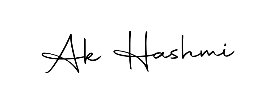 Make a beautiful signature design for name Ak Hashmi. With this signature (Autography-DOLnW) style, you can create a handwritten signature for free. Ak Hashmi signature style 10 images and pictures png