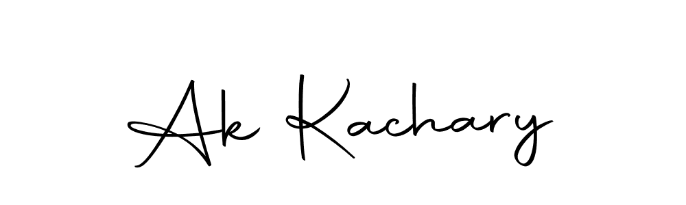 Make a beautiful signature design for name Ak Kachary. With this signature (Autography-DOLnW) style, you can create a handwritten signature for free. Ak Kachary signature style 10 images and pictures png