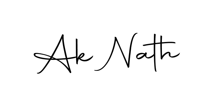 Create a beautiful signature design for name Ak Nath. With this signature (Autography-DOLnW) fonts, you can make a handwritten signature for free. Ak Nath signature style 10 images and pictures png