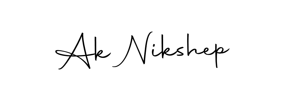 This is the best signature style for the Ak Nikshep name. Also you like these signature font (Autography-DOLnW). Mix name signature. Ak Nikshep signature style 10 images and pictures png