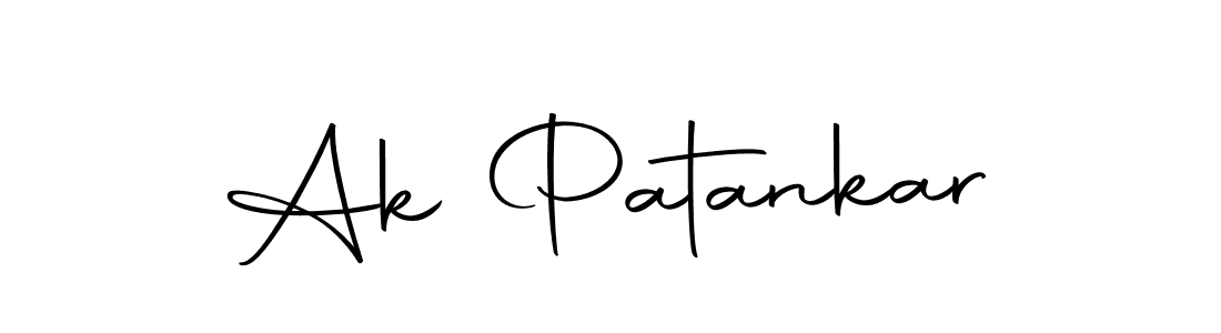 Design your own signature with our free online signature maker. With this signature software, you can create a handwritten (Autography-DOLnW) signature for name Ak Patankar. Ak Patankar signature style 10 images and pictures png