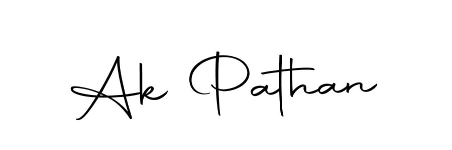 How to make Ak Pathan name signature. Use Autography-DOLnW style for creating short signs online. This is the latest handwritten sign. Ak Pathan signature style 10 images and pictures png