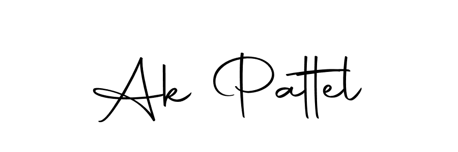 Similarly Autography-DOLnW is the best handwritten signature design. Signature creator online .You can use it as an online autograph creator for name Ak Pattel. Ak Pattel signature style 10 images and pictures png