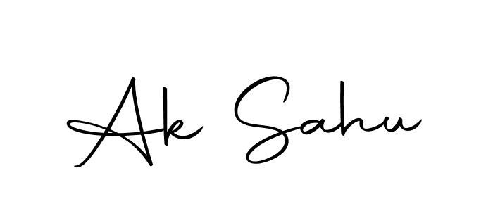 Make a beautiful signature design for name Ak Sahu. With this signature (Autography-DOLnW) style, you can create a handwritten signature for free. Ak Sahu signature style 10 images and pictures png