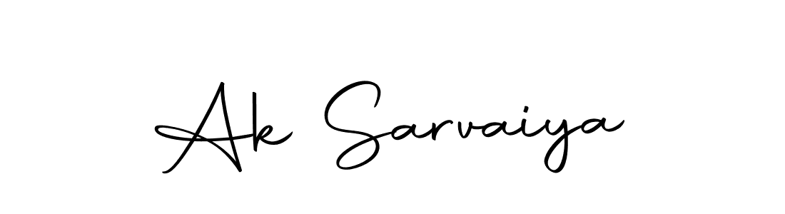 Make a beautiful signature design for name Ak Sarvaiya. Use this online signature maker to create a handwritten signature for free. Ak Sarvaiya signature style 10 images and pictures png