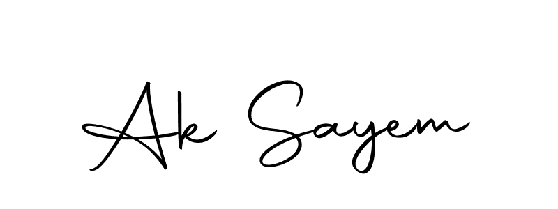 Make a short Ak Sayem signature style. Manage your documents anywhere anytime using Autography-DOLnW. Create and add eSignatures, submit forms, share and send files easily. Ak Sayem signature style 10 images and pictures png