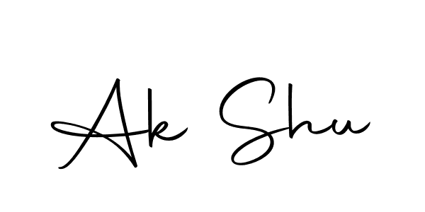 Create a beautiful signature design for name Ak Shu. With this signature (Autography-DOLnW) fonts, you can make a handwritten signature for free. Ak Shu signature style 10 images and pictures png