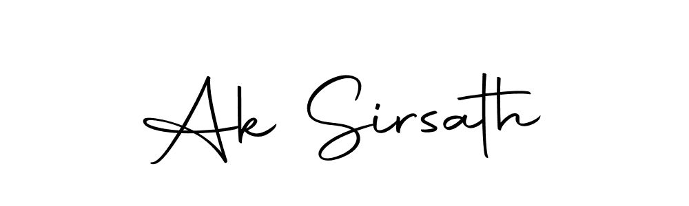 Also we have Ak Sirsath name is the best signature style. Create professional handwritten signature collection using Autography-DOLnW autograph style. Ak Sirsath signature style 10 images and pictures png