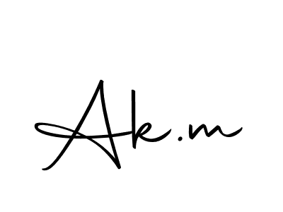 if you are searching for the best signature style for your name Ak.m. so please give up your signature search. here we have designed multiple signature styles  using Autography-DOLnW. Ak.m signature style 10 images and pictures png